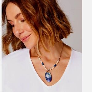 J. Jill NEW Very Pretty Sunrise Pendant Necklace NWT